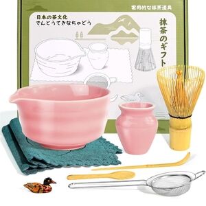 Pink Matcha Tea Set